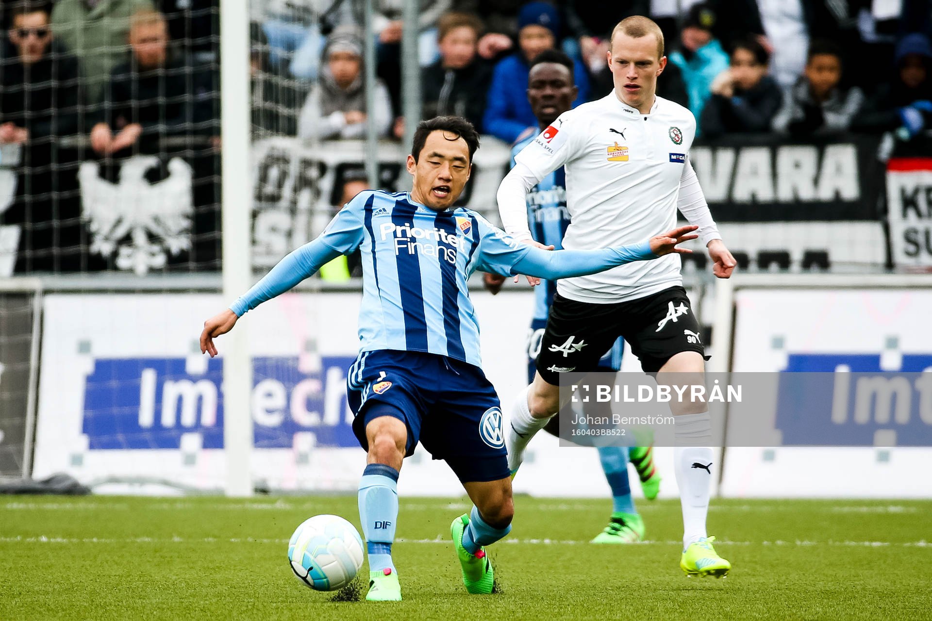 Djurgårdens Seon-Min Moon och Örebros Daniel Gustavsson