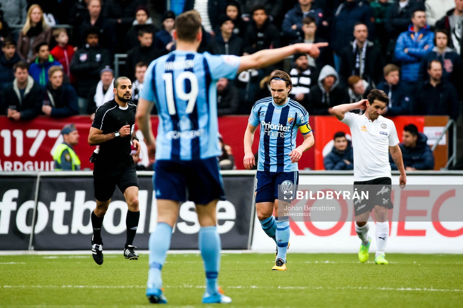 Djurgårdens Marcus Hansson och Kevin Walker