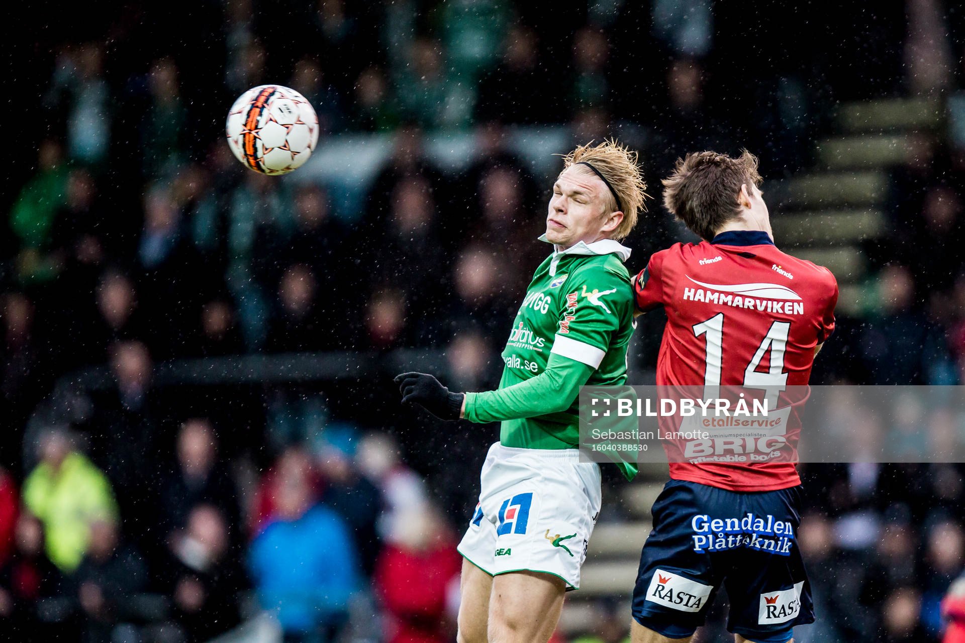 Ljungskiles Linus Tornblad och Örgrytes Daniel Paulson