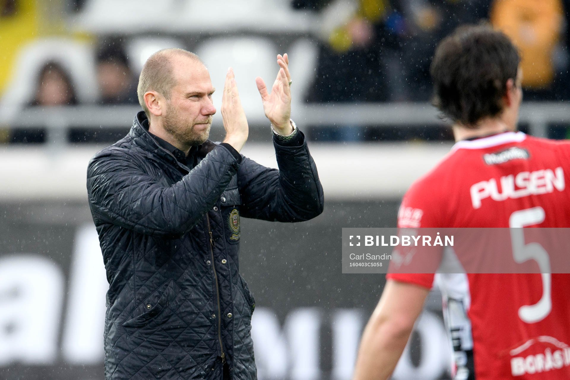 Elfsborgs manager Magnus Haglund tackar publiken
