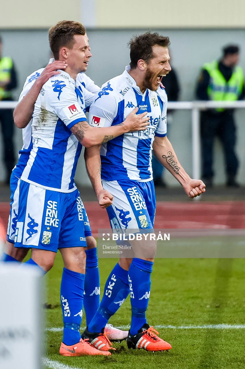 IFK Göteborgs Tobias Hysén jublar