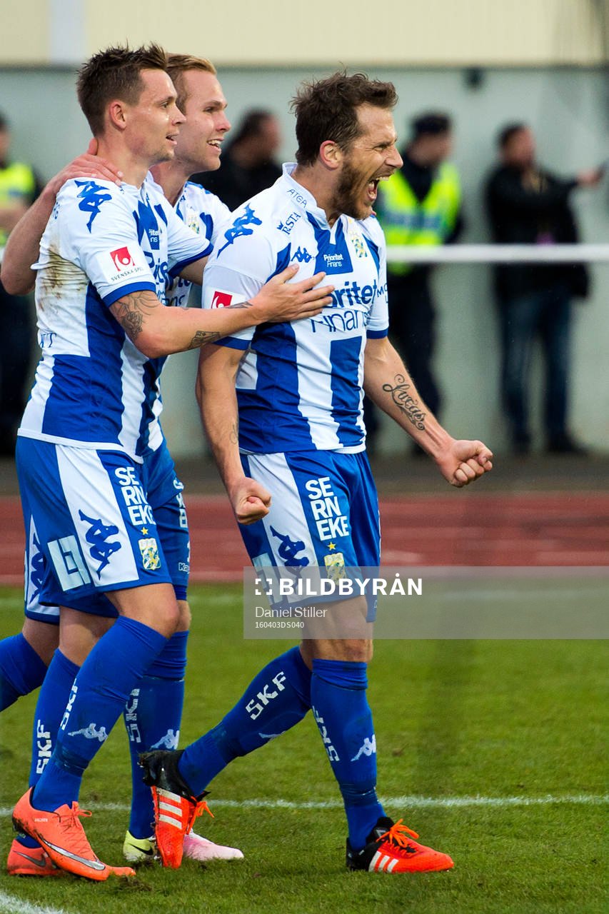 IFK Göteborgs Tobias Hysén jublar