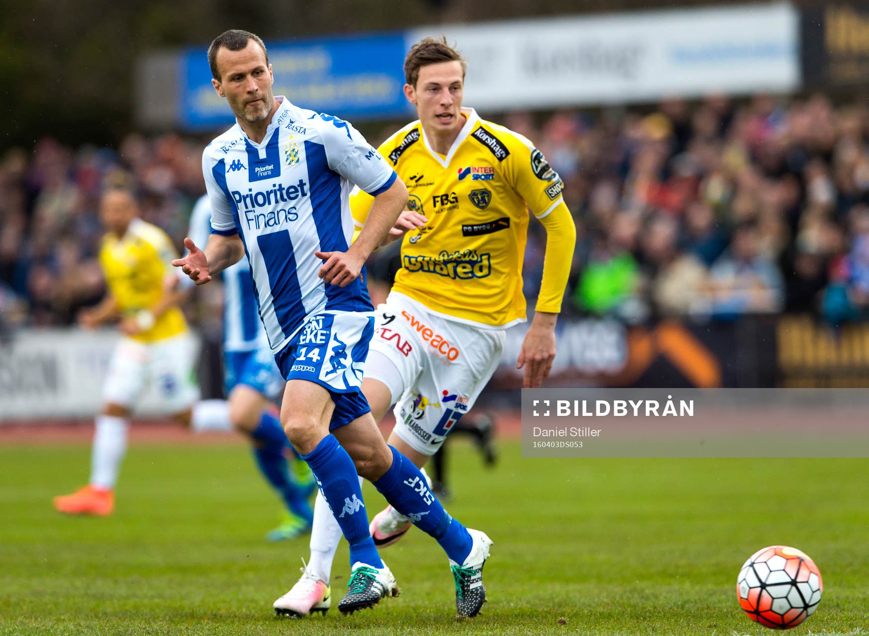 IFK Göteborgs Hjalmar Jonsson och Falkenbergs Gustaf