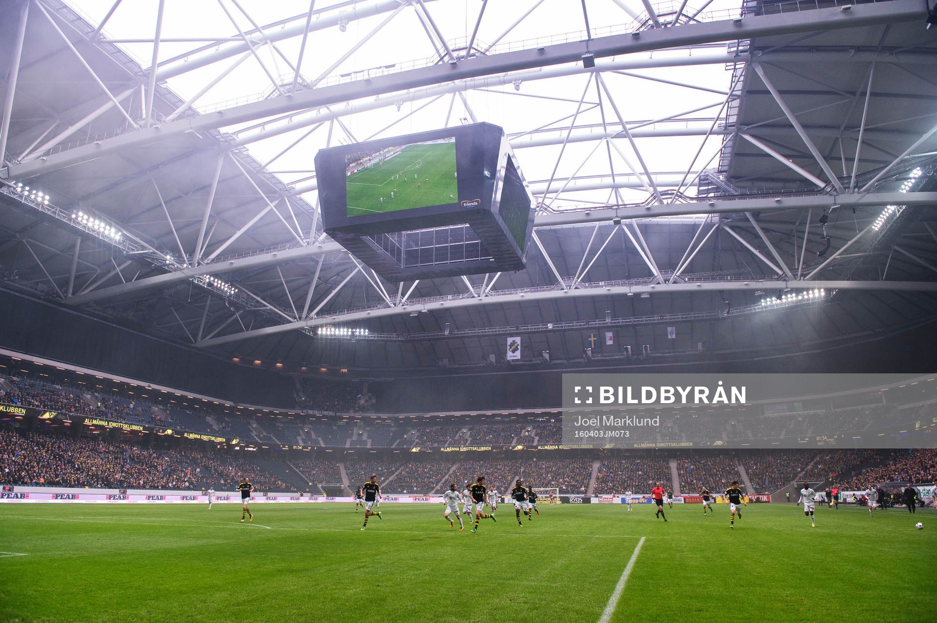 Generell vy över Friends Arena