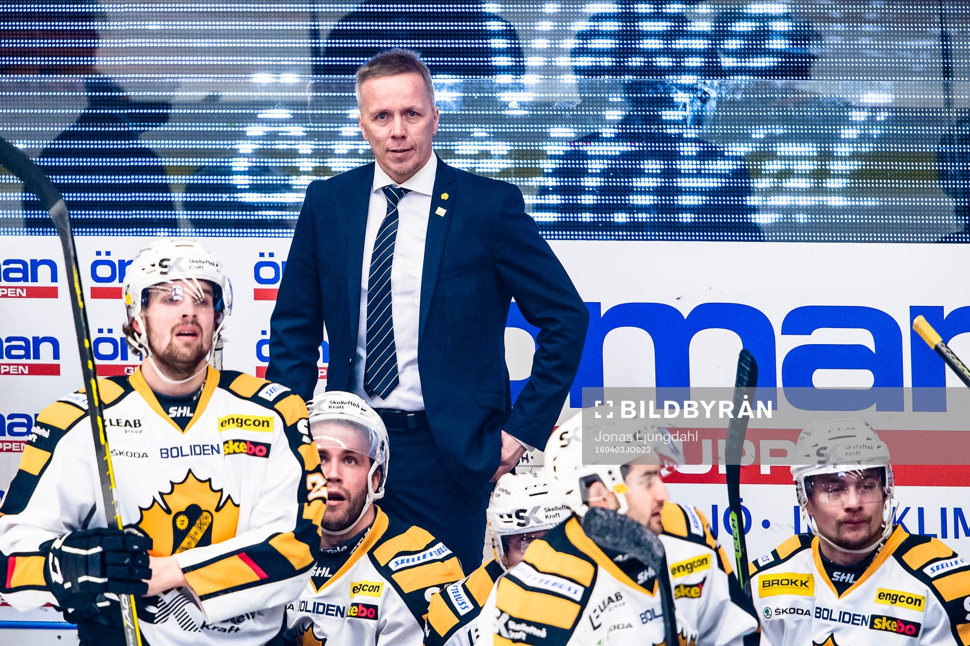 Skellefteås tränare Hans Wallson