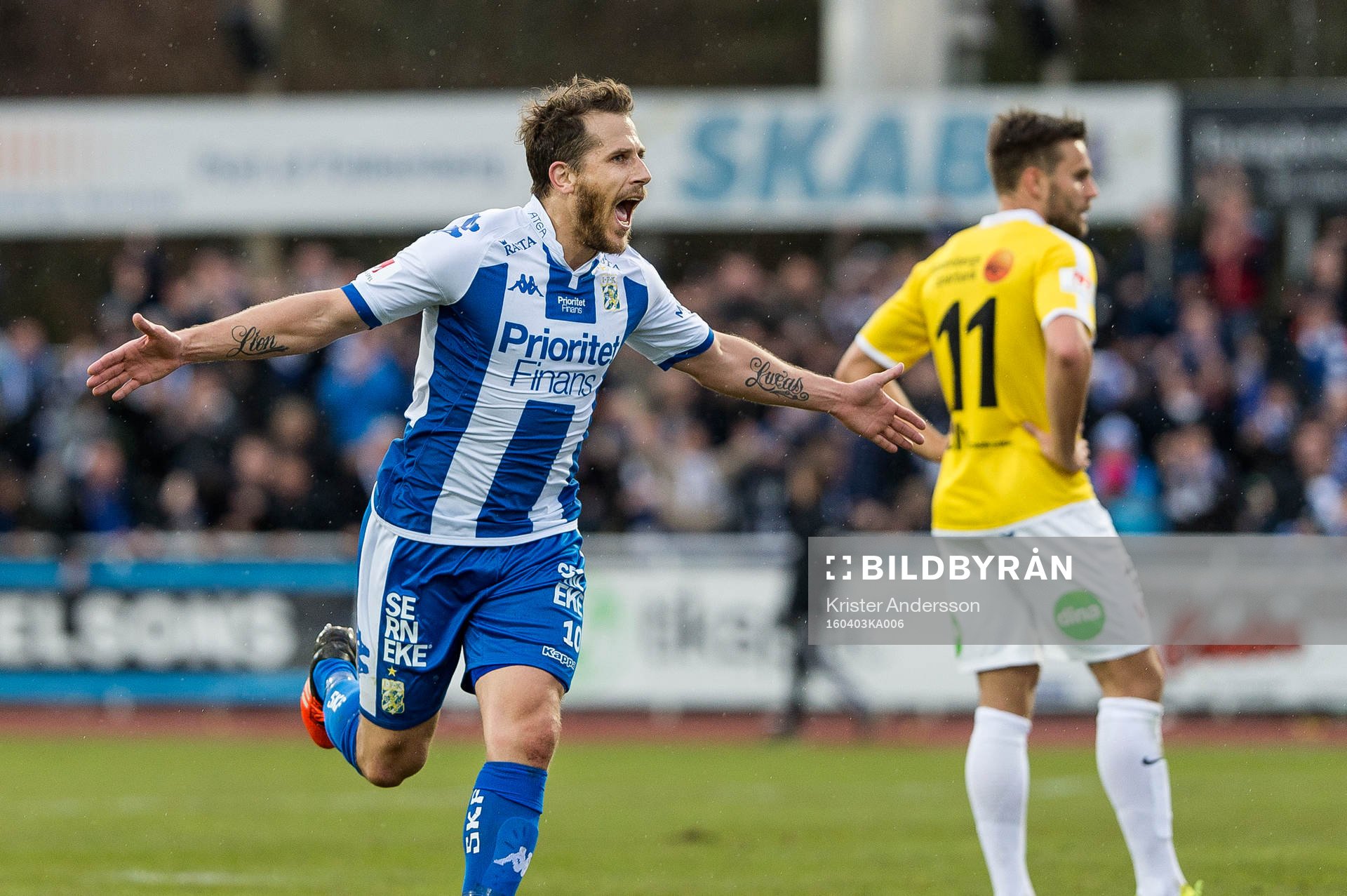 IFK Göteborgs Tobias Hysén jublar