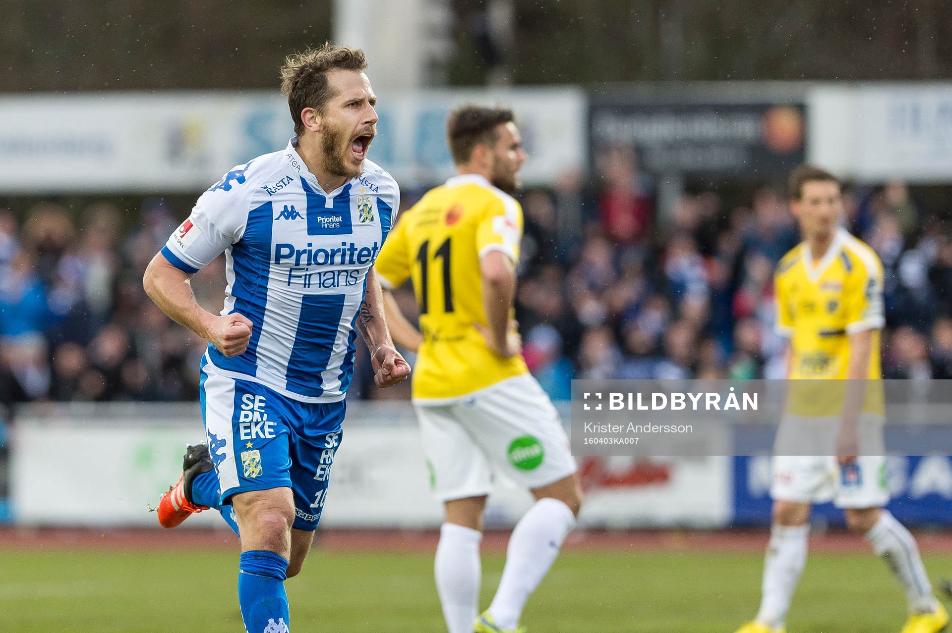IFK Göteborgs Tobias Hysén jublar