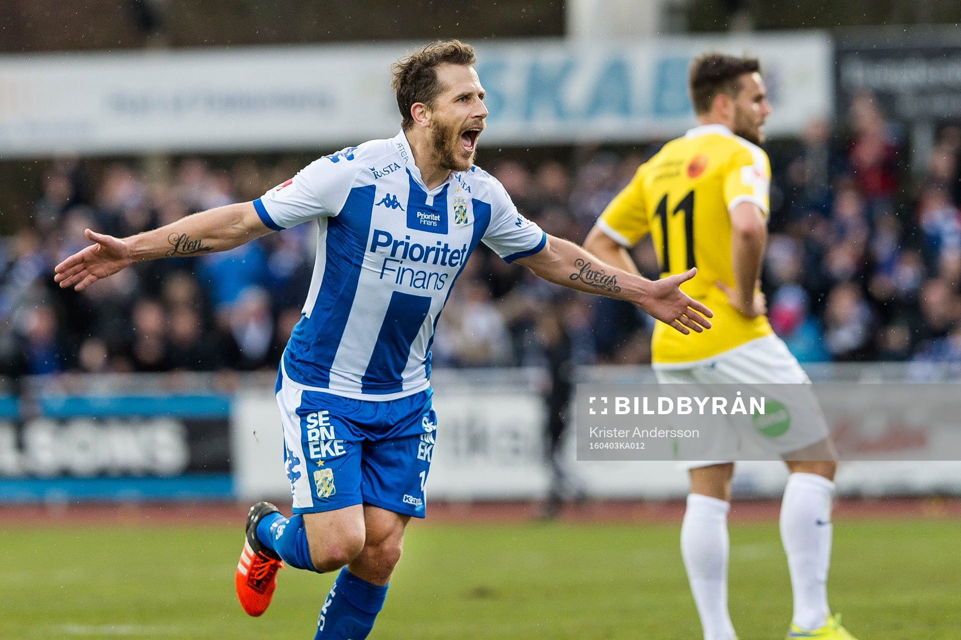 IFK Göteborgs Tobias Hysén jublar