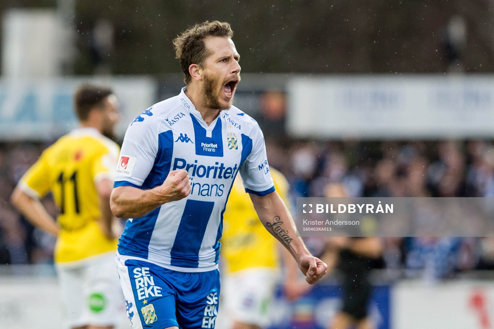 IFK Göteborgs Tobias Hysén jublar