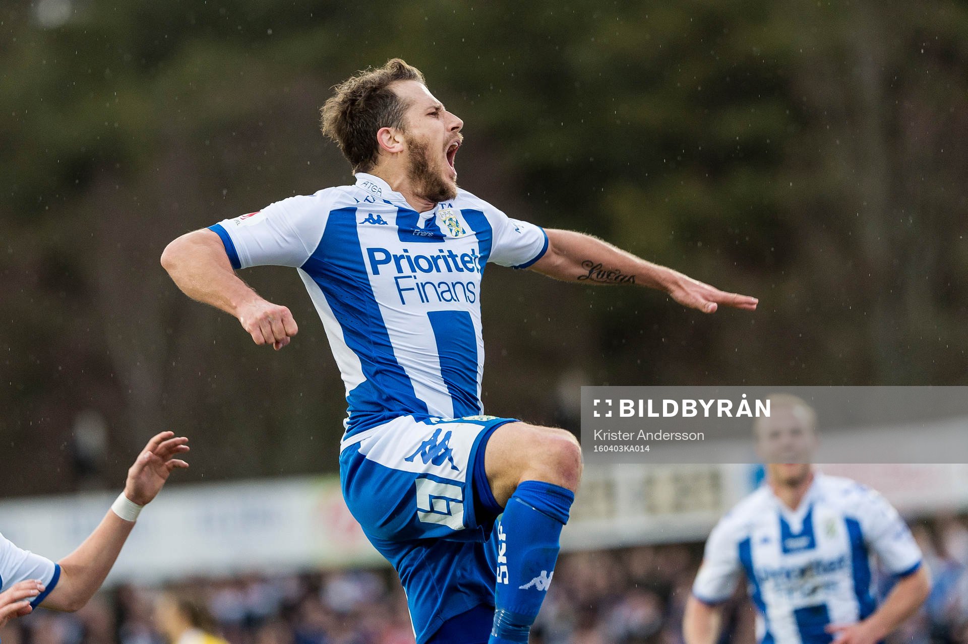 IFK Göteborgs Tobias Hysén jublar