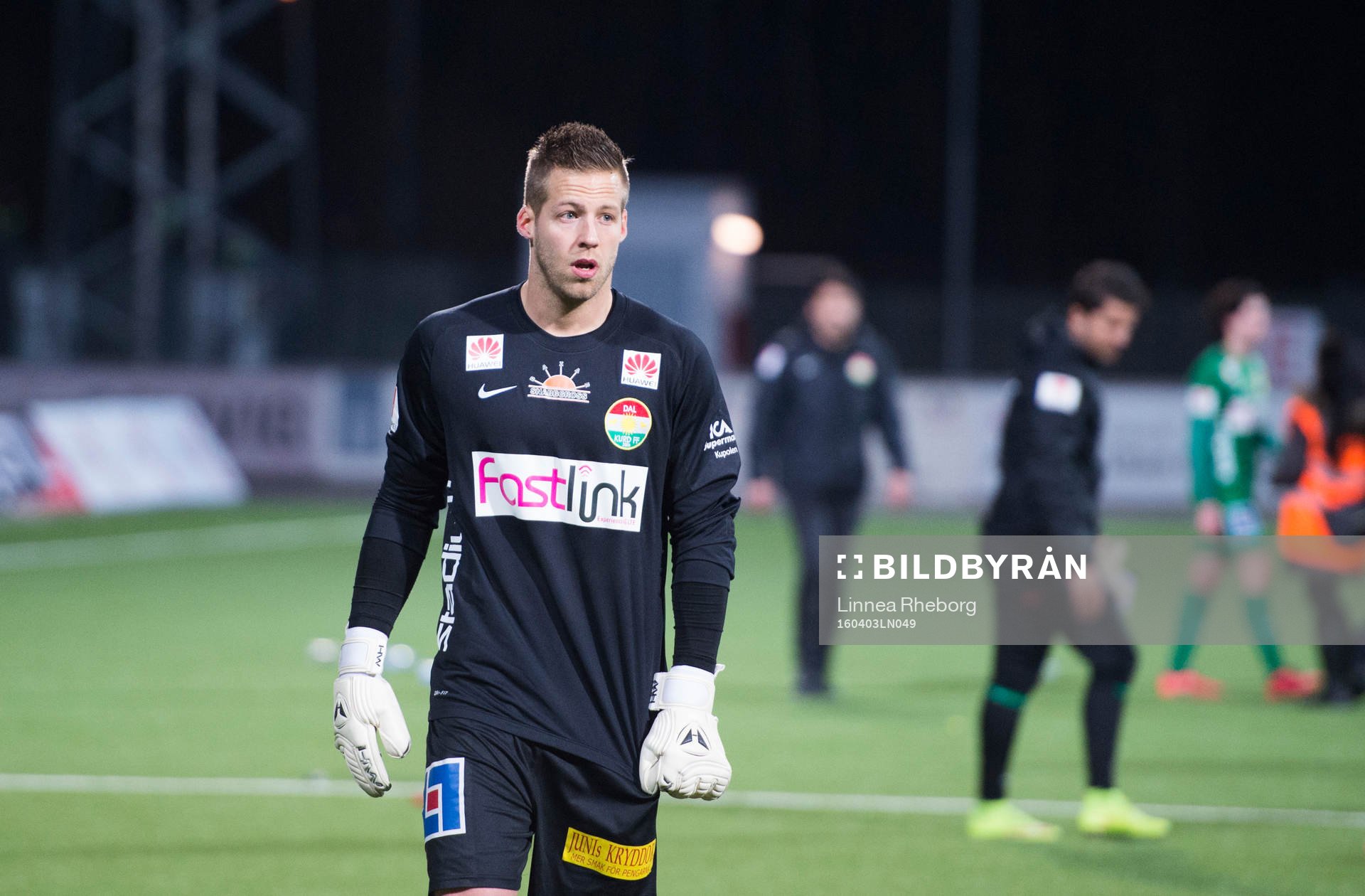 Dalkurds målvakt Frank Pettersson deppar
