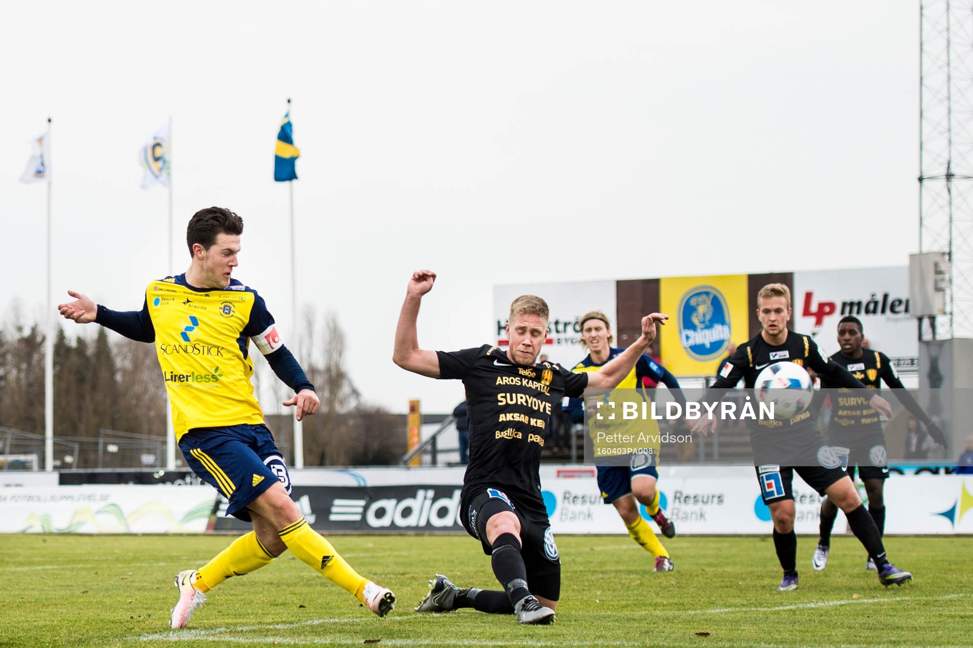 Ängelholms Oliver Stojanovic Fredin gör 1-0
