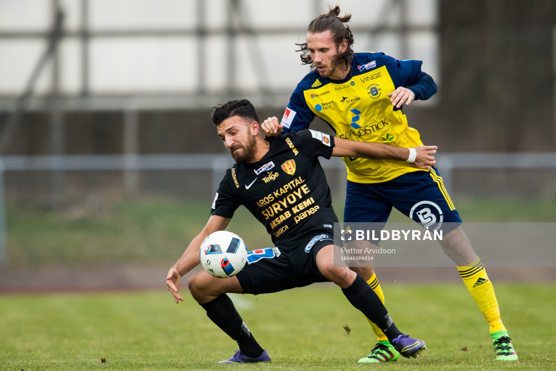 Syrianskas Bachir Katourgi och Ängelholms Johan Eiswohld