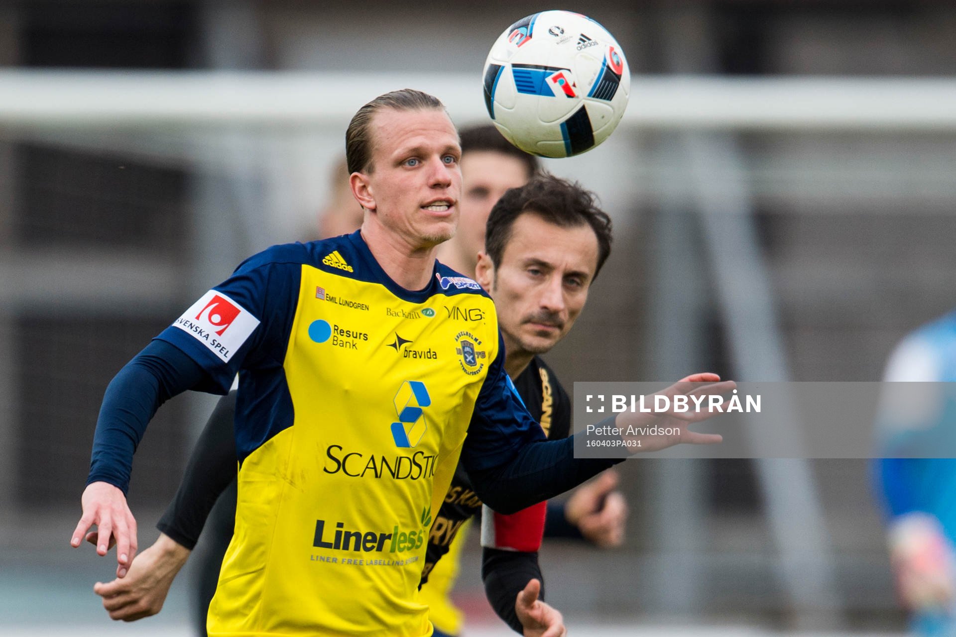 Ängelholms Sebastian Carlsen och Syrianskas Louay Chanko