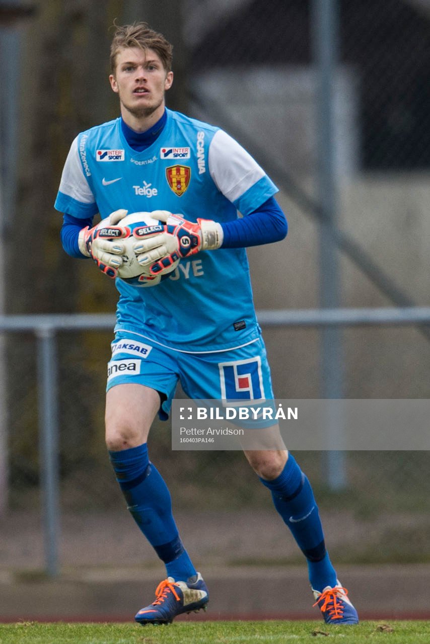 Syrianskas målvakt Hampus Elgan