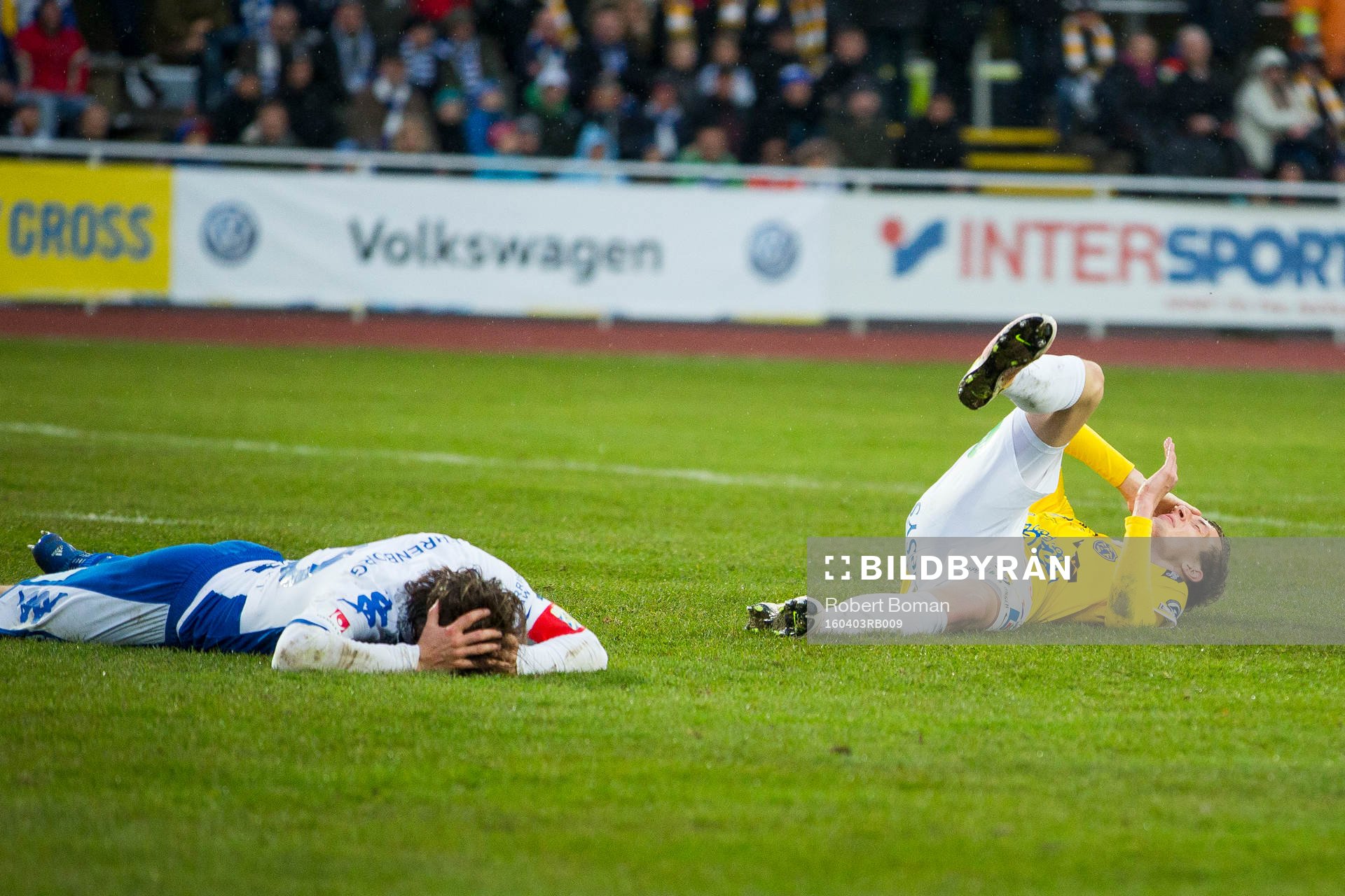 IFK Göteborgs Mattias Bjärsmyr och Falkenbergs Gustaf