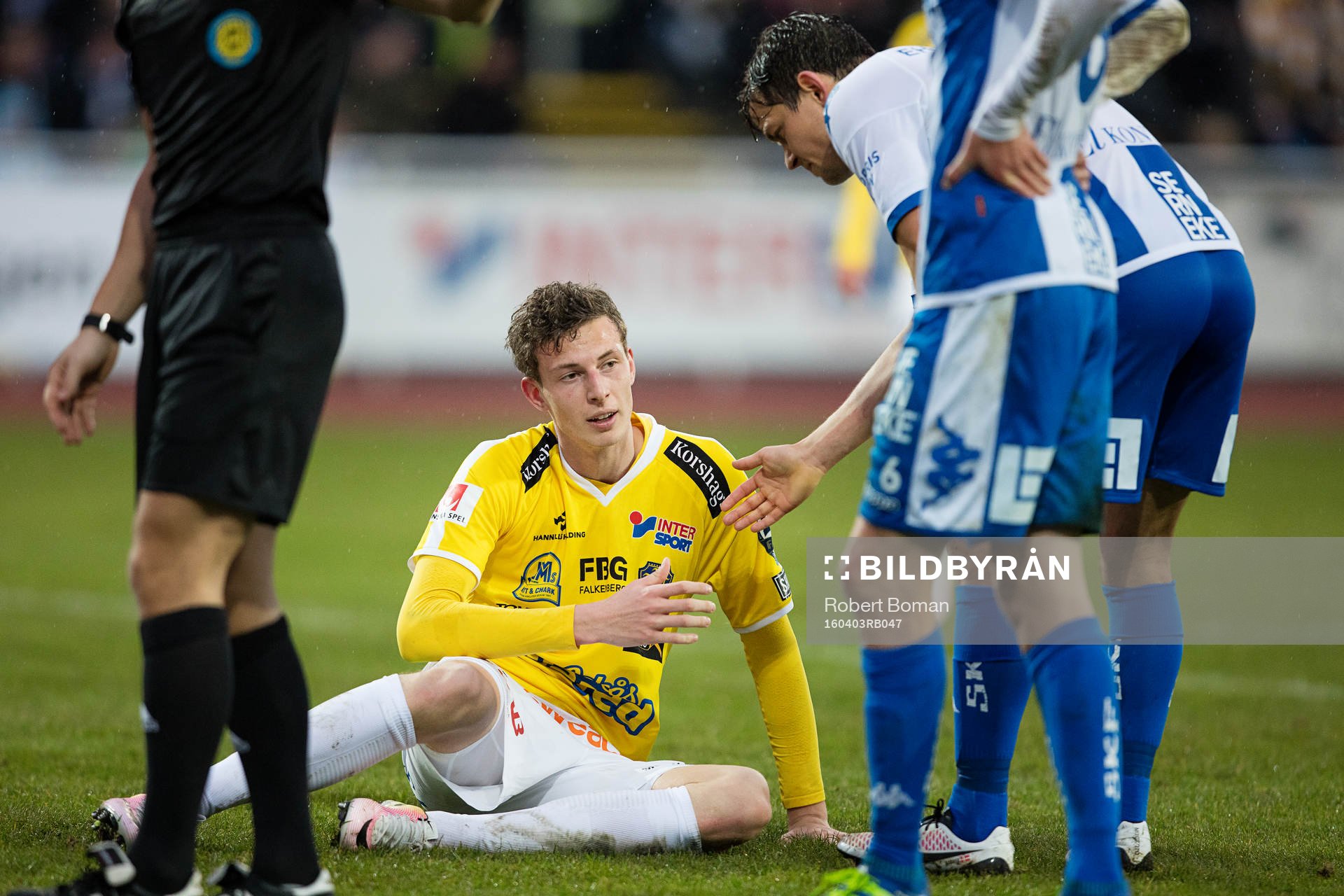 Falkenbergs Gustaf Nilsson och IFK Göteborgs Mads Winther