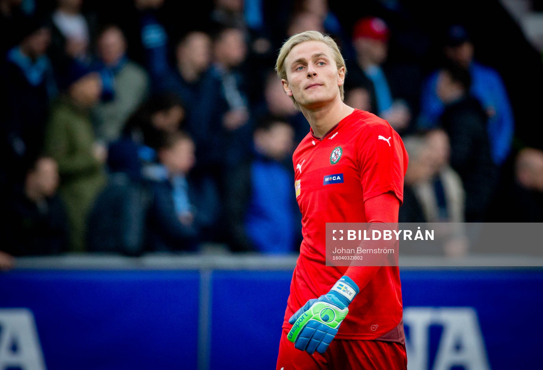 Örebros målvakt Jacob Rinne deppar
