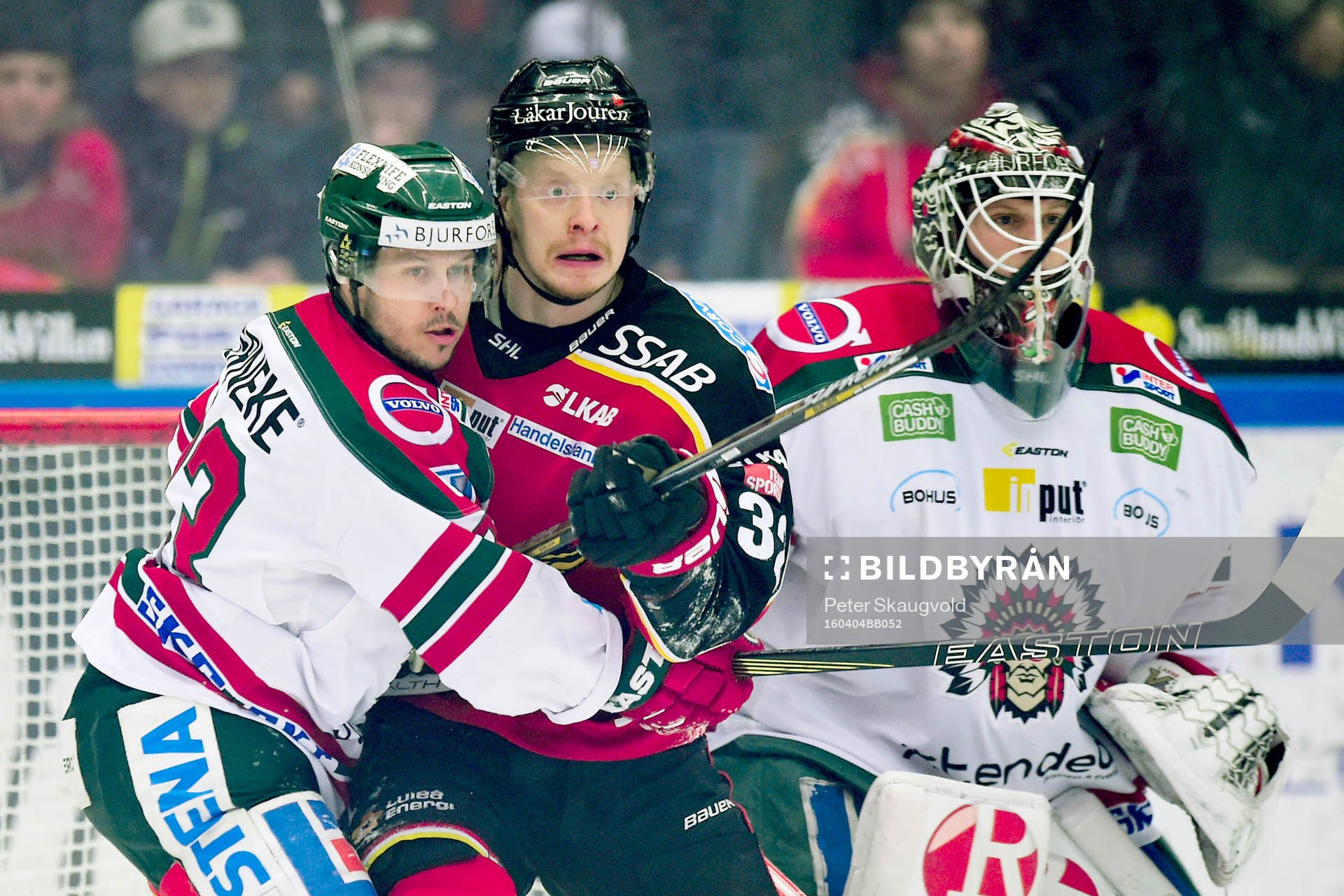Luleås Lennart Petrell och Frölundas Elias Fälth och