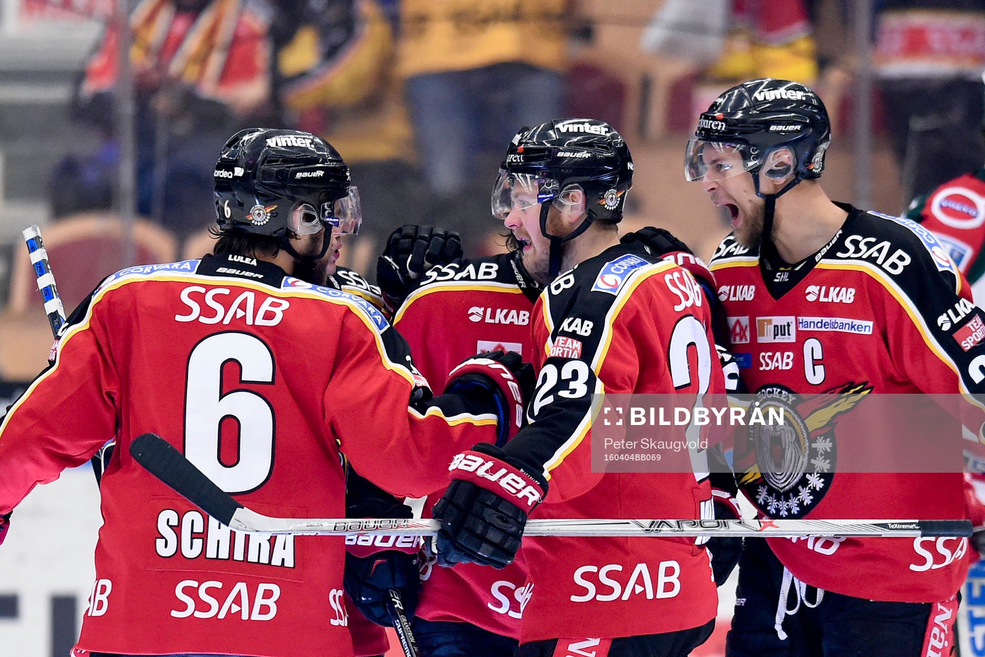 Luleås Jonathan Granström jublar