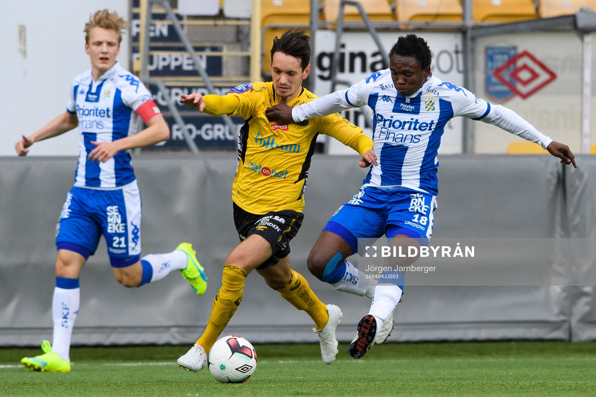 IFK Göteborgs Lawson Sabah och Elfsborgs Liridon Gashi