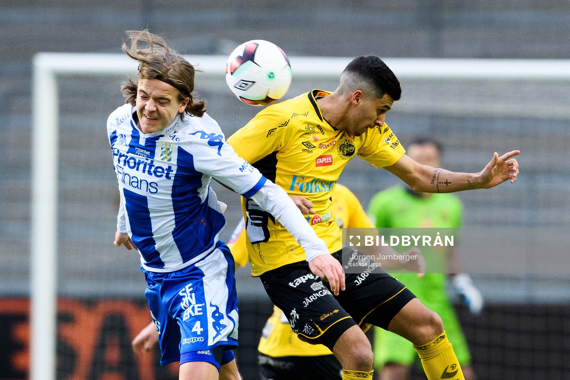 Kamp mellan IFK Göteborgs August Erlingmark och Elfsborgs