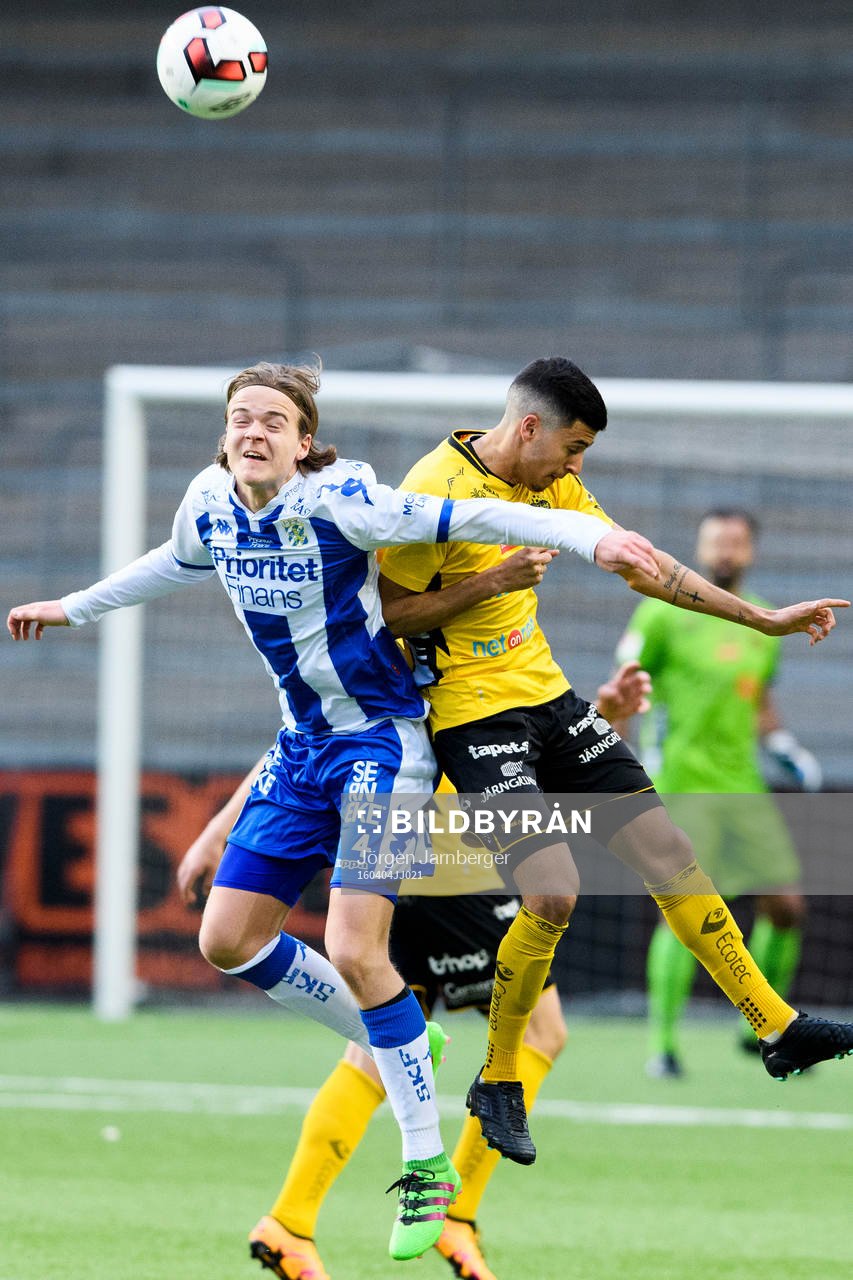 Kamp mellan IFK Göteborgs August Erlingmark och Elfsborgs