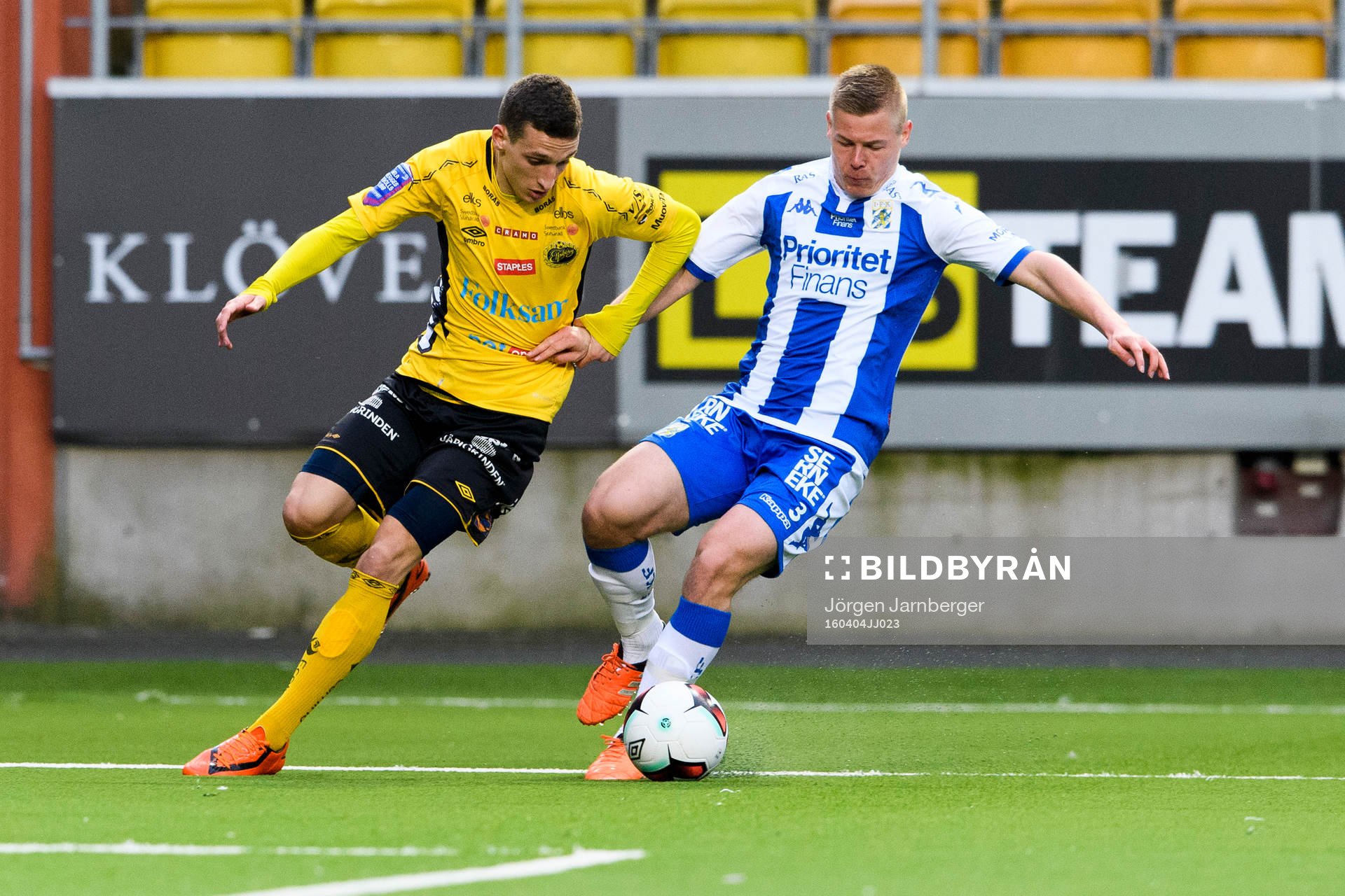 IFK Göteborgs Alexander Leksell och Elfsborgs Arian Kabashi