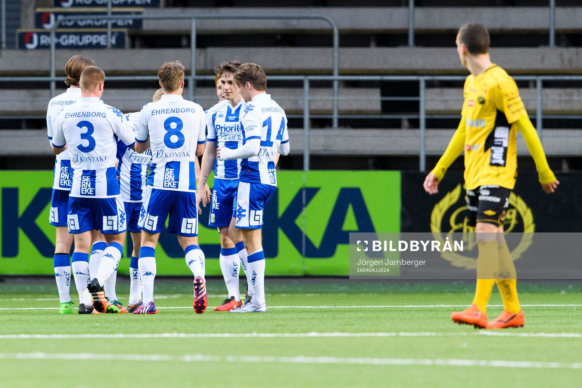 IFK Göteborgs spelare jublar