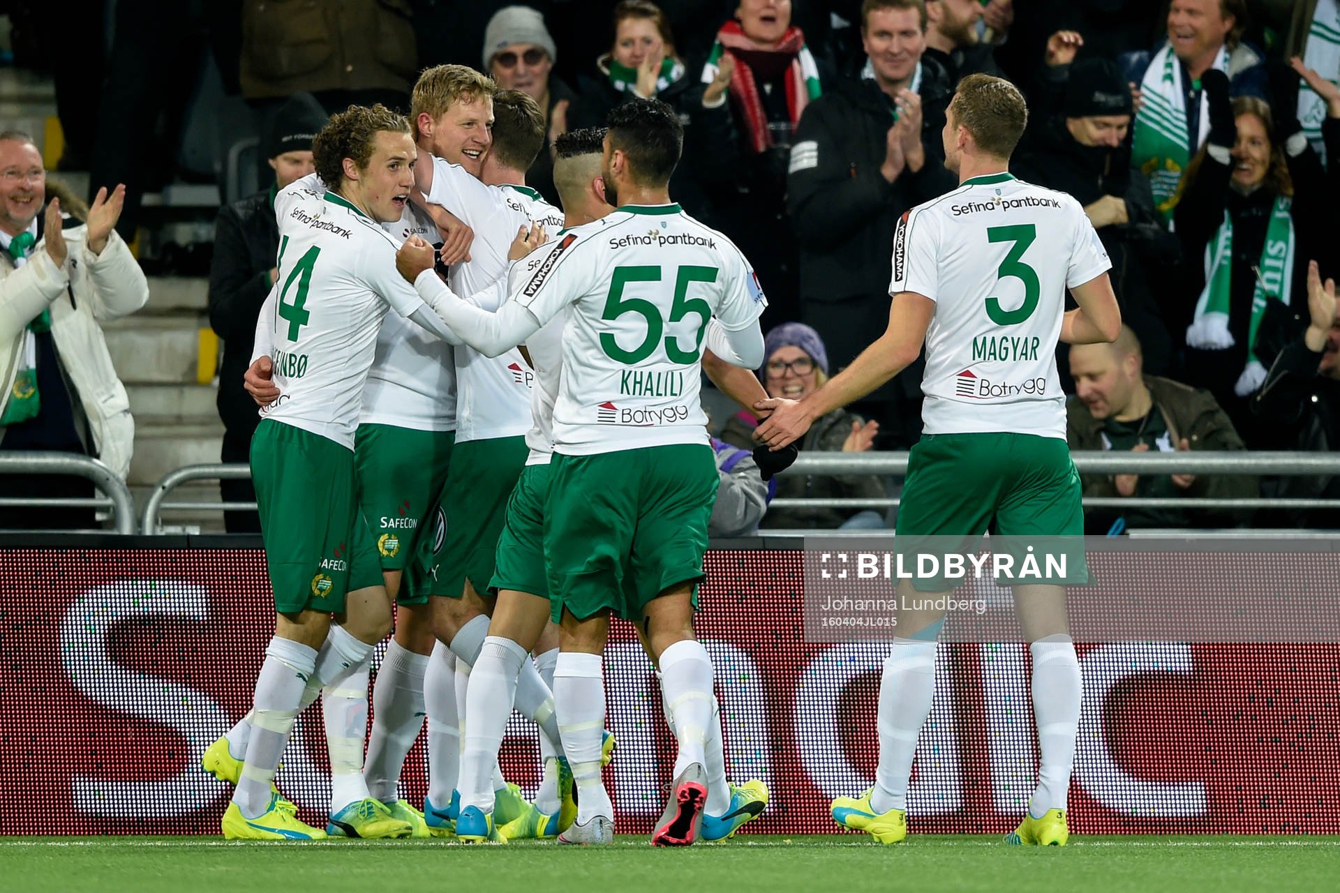 Hammarbys Lars Saetra jublar
