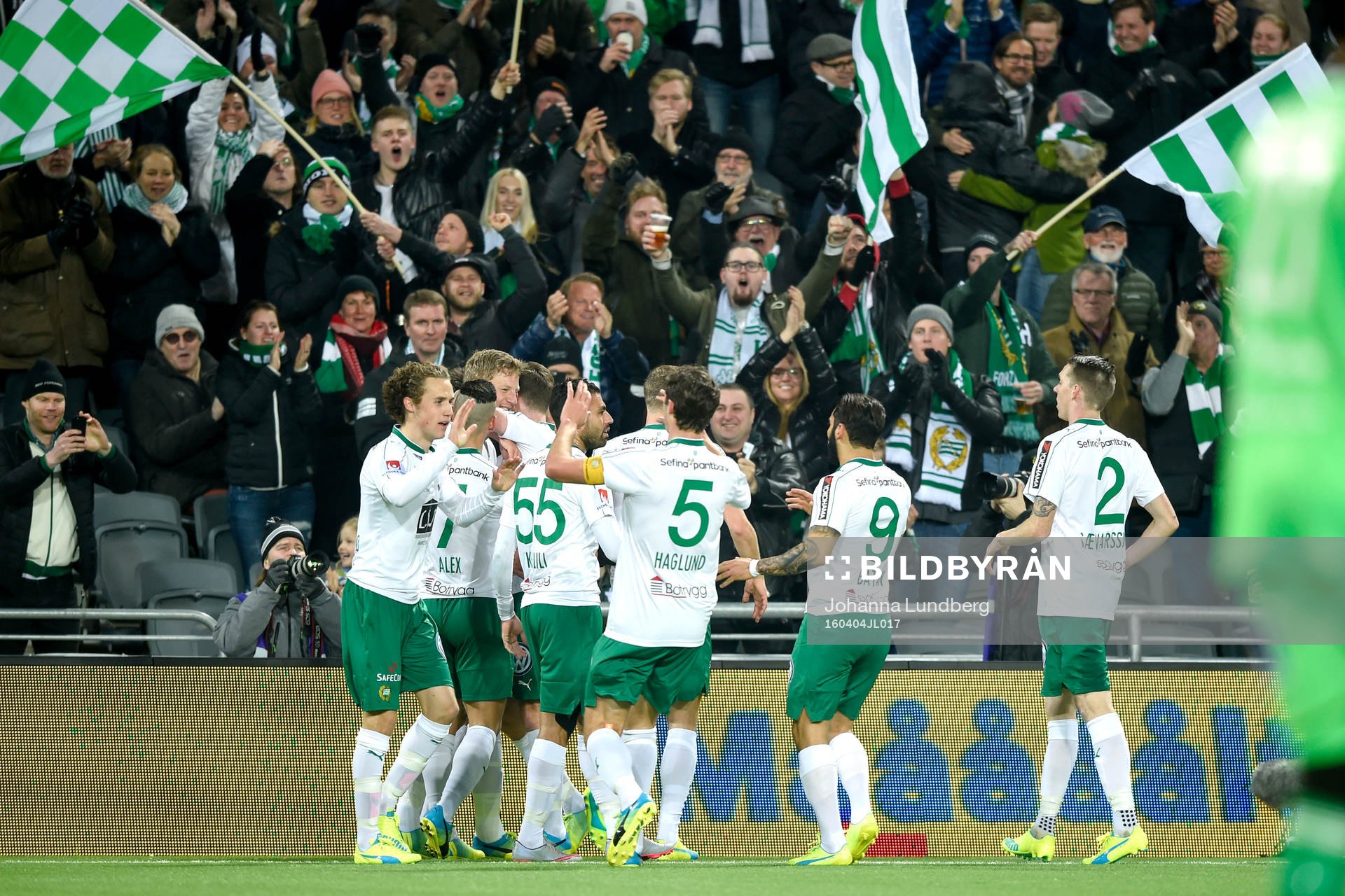 Hammarbys Lars Saetra jublar