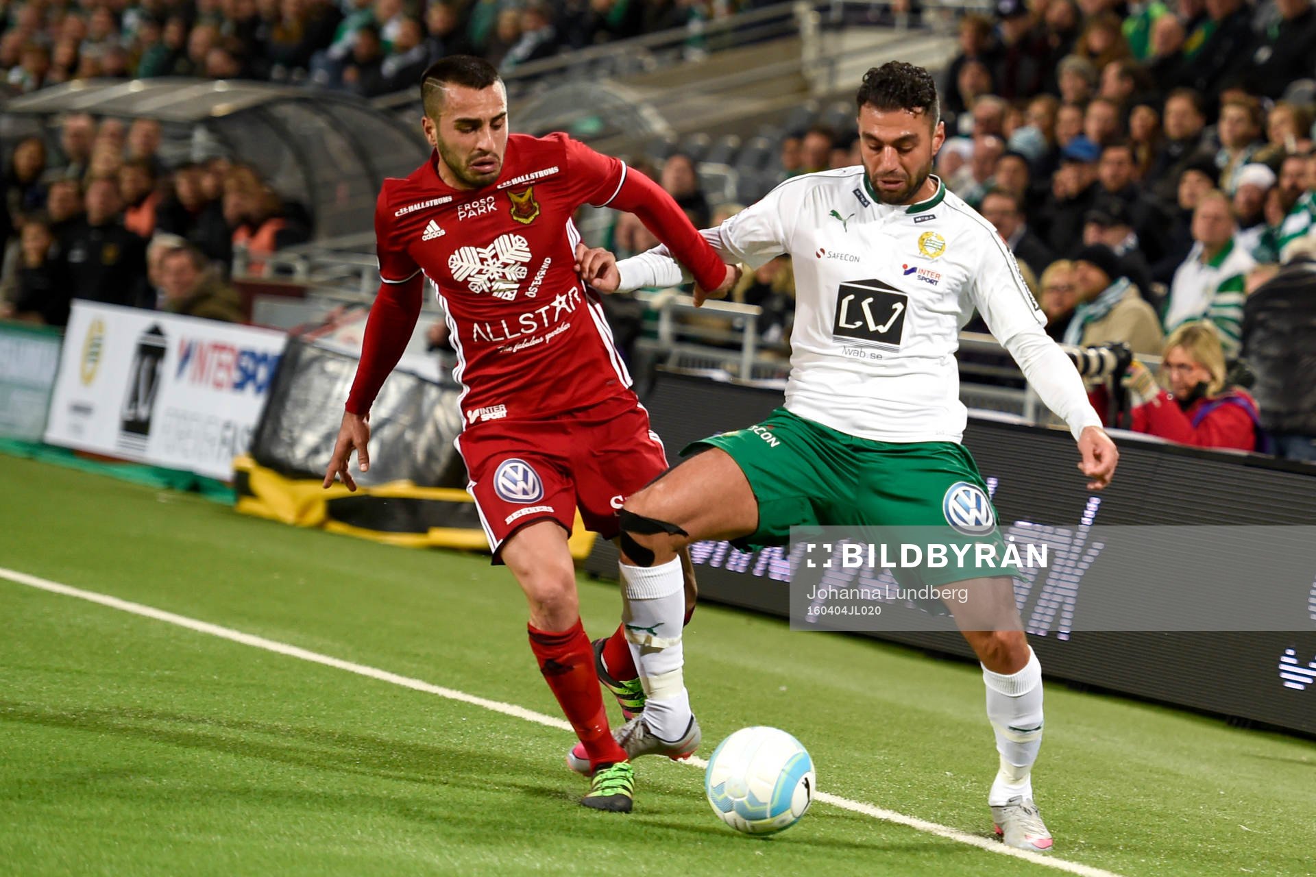 Östersunds Brwa Nouri och Hammarbys Imad Khalili