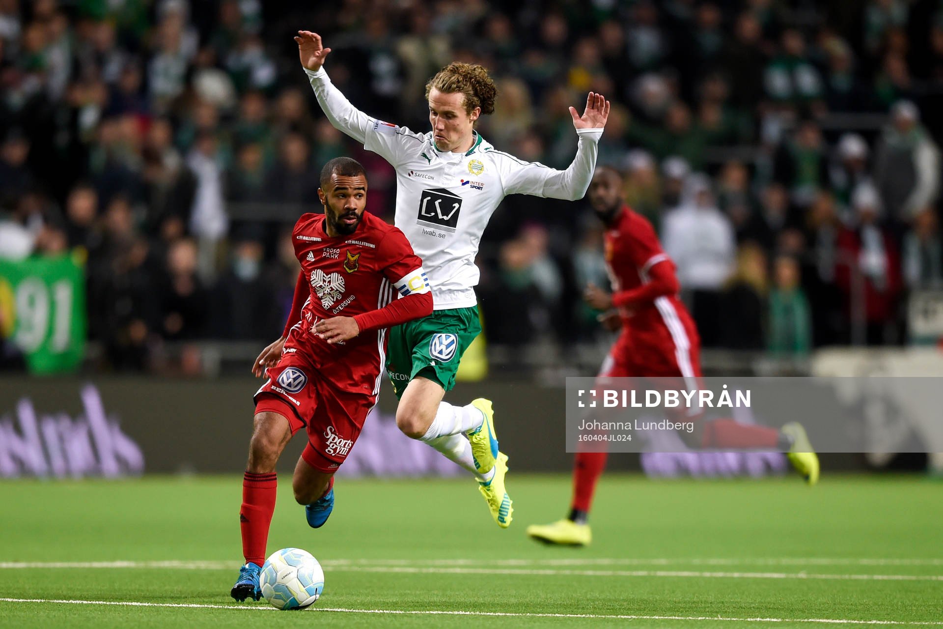 Östersunds Alex Dyer och Hammarbys Fredrik Torsteinbö