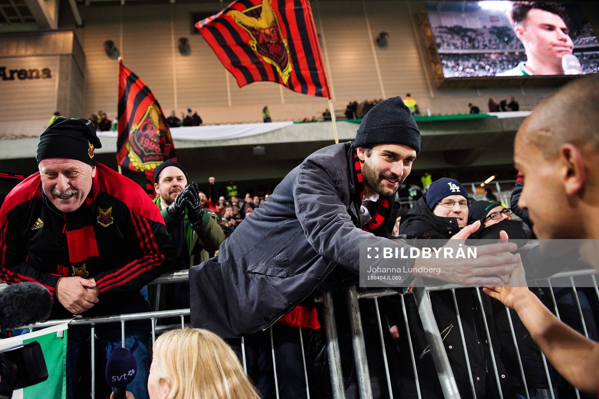 Östersunds Walid Atta tackar publiken