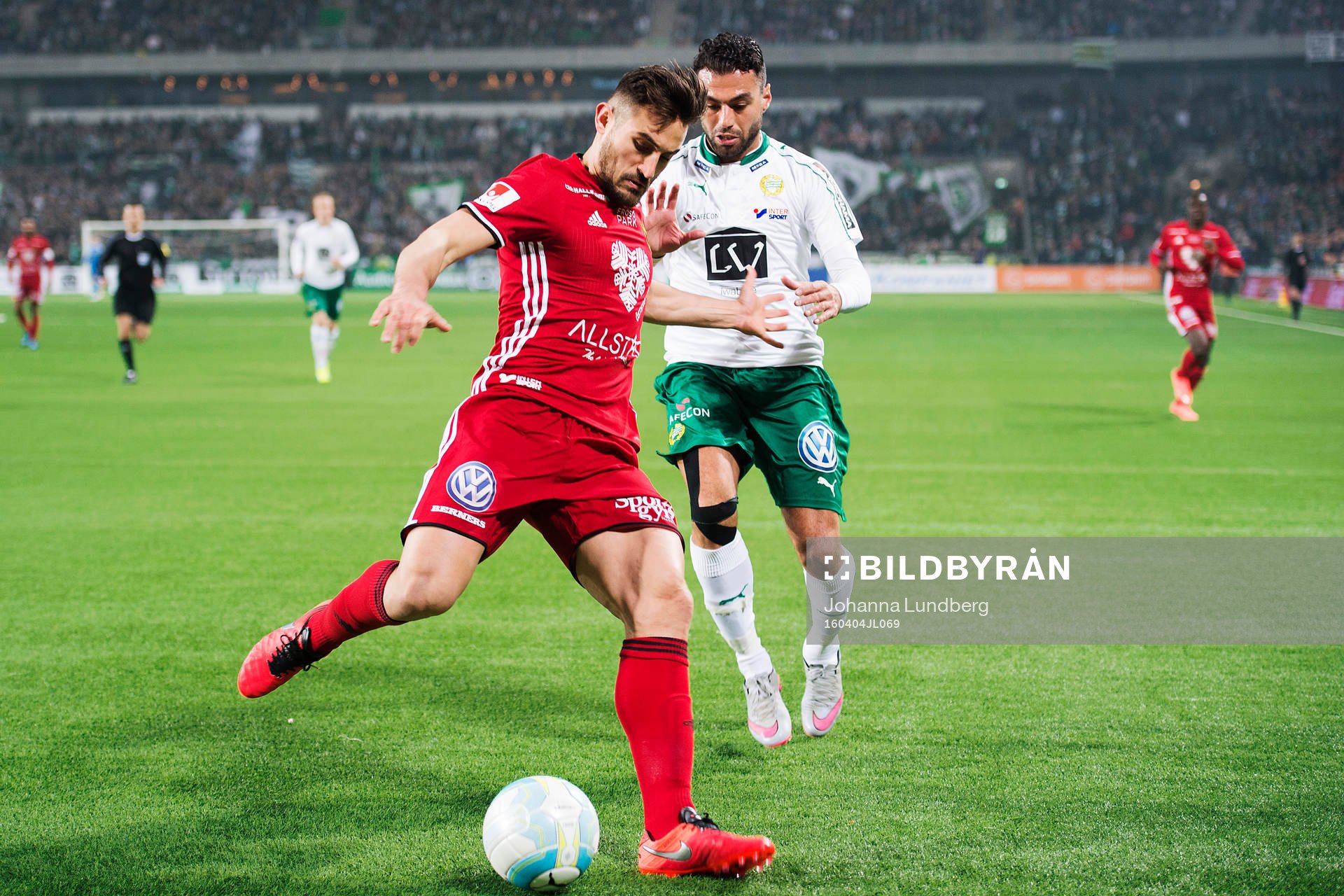 Östersunds Sotirios Papagiannopoulos och Hammarbys Imad