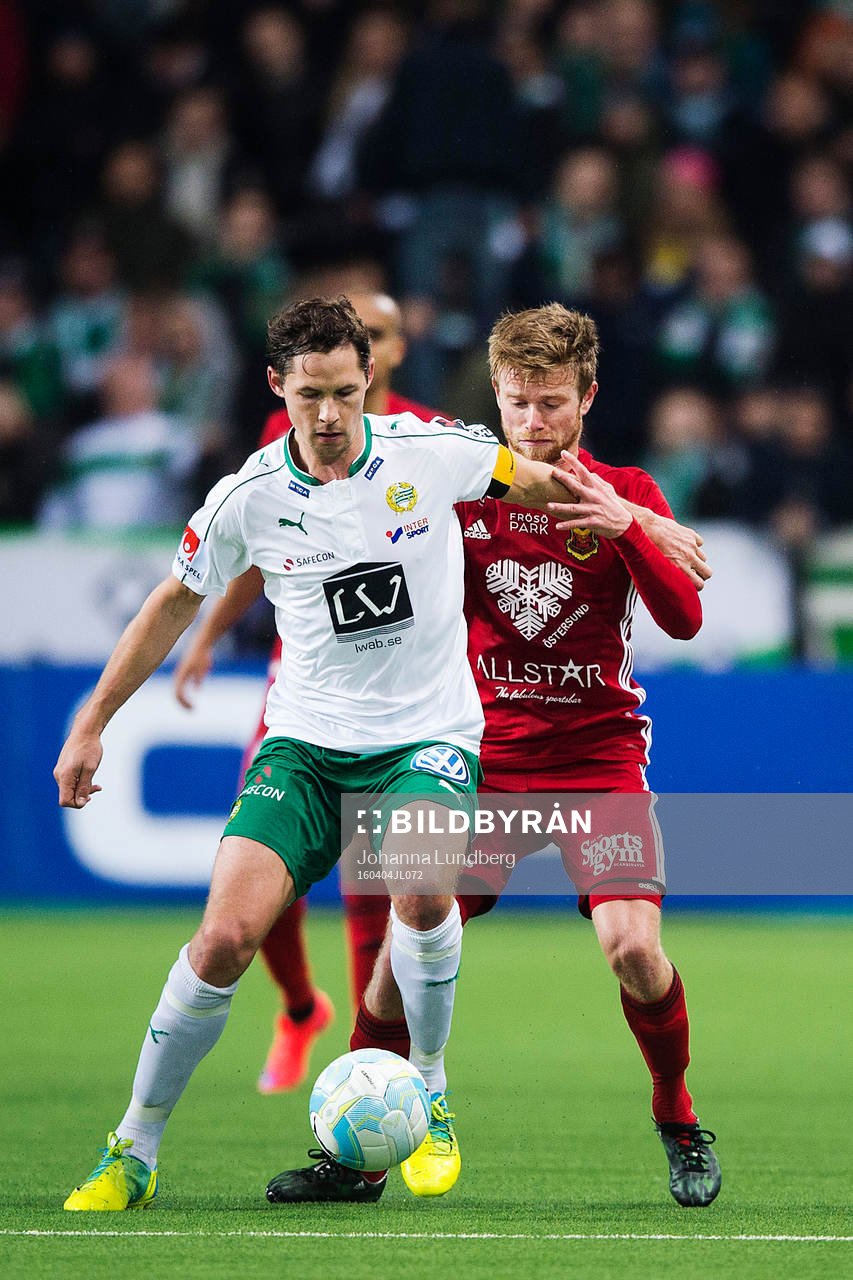 Hammarbys Philip Haglund och Östersunds Dennis Widgren
