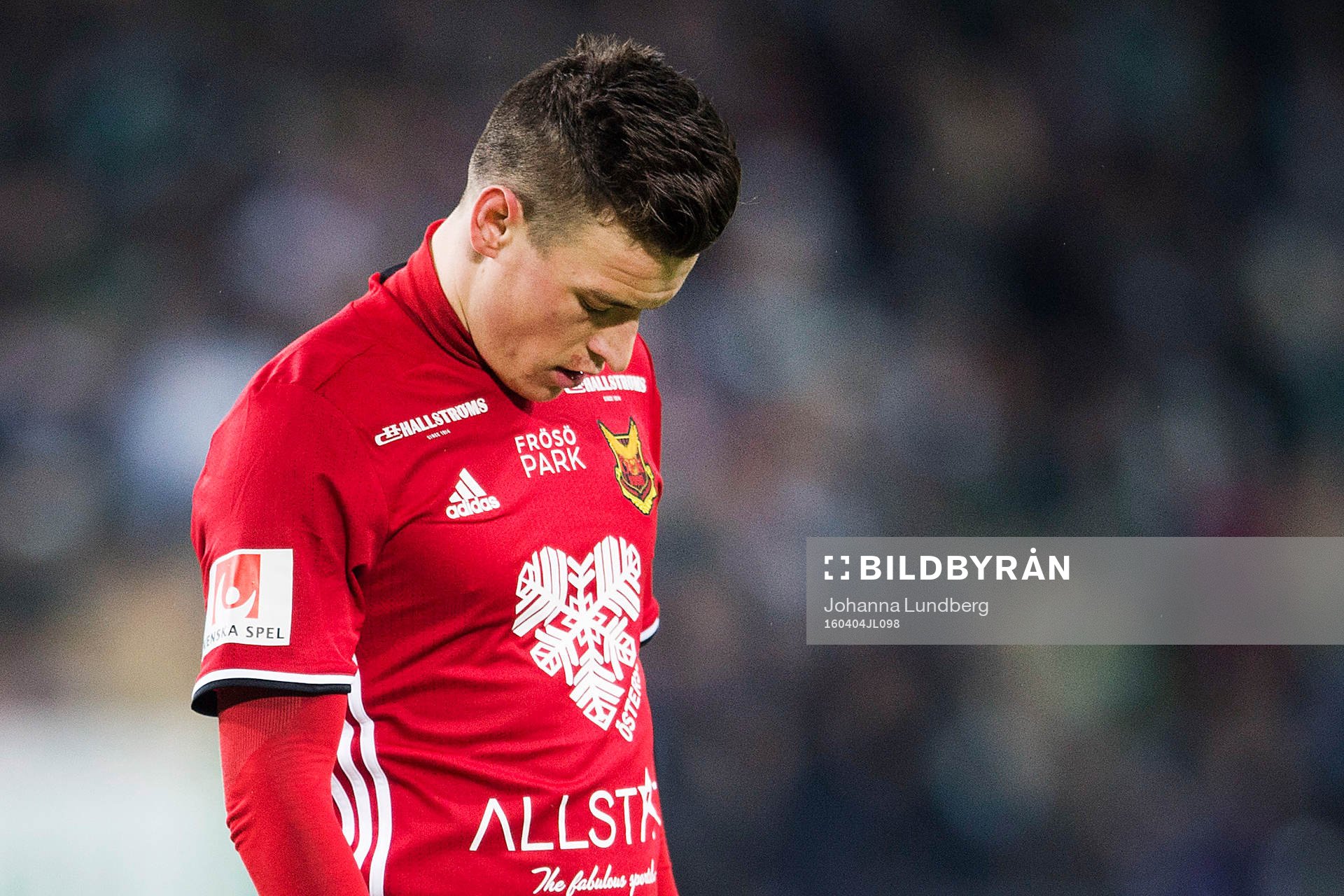 Östersunds Jamie Hopcutt deppar