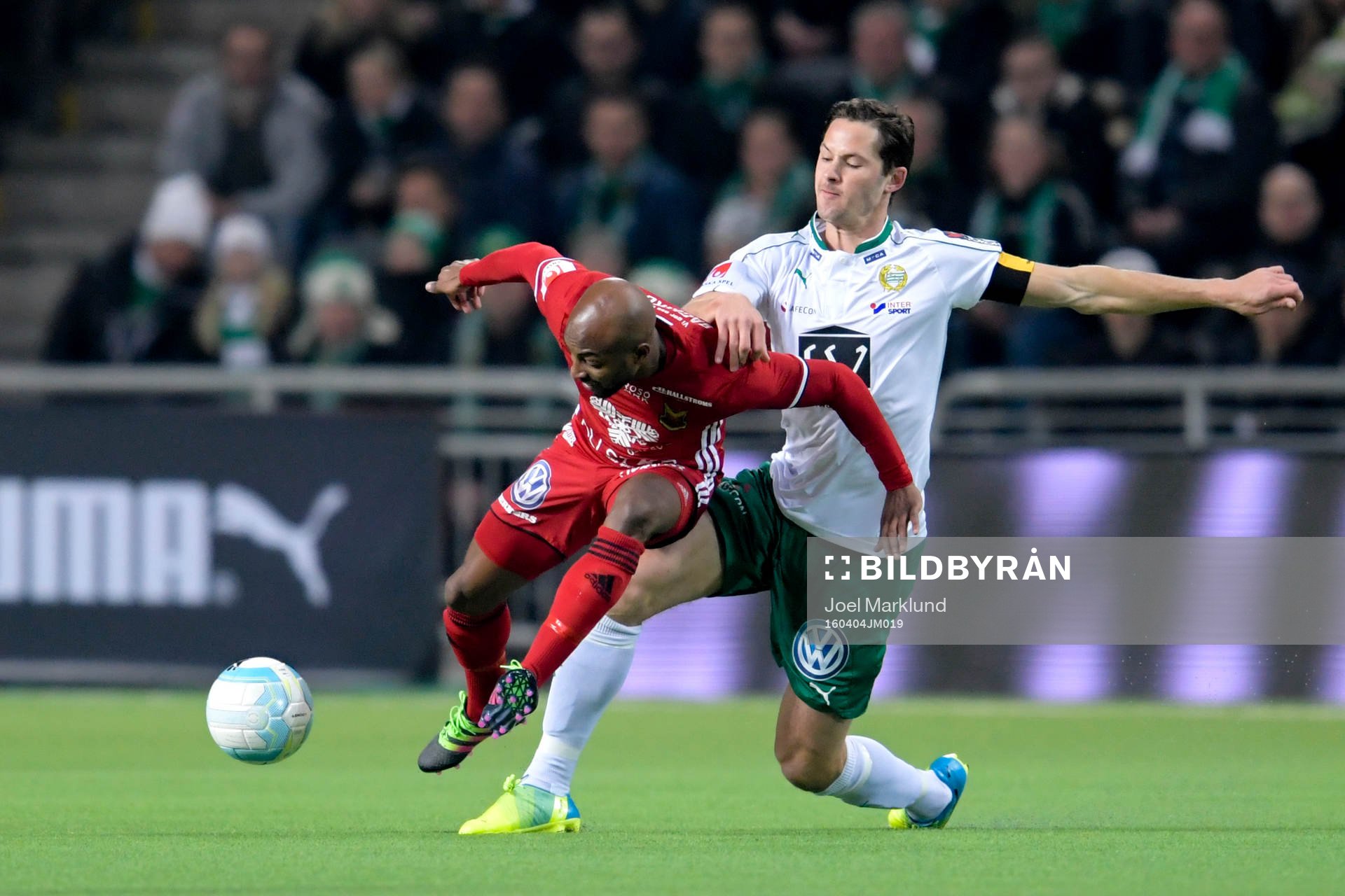 Östersunds Fouad Bachirou och Hammarbys Philip Haglund