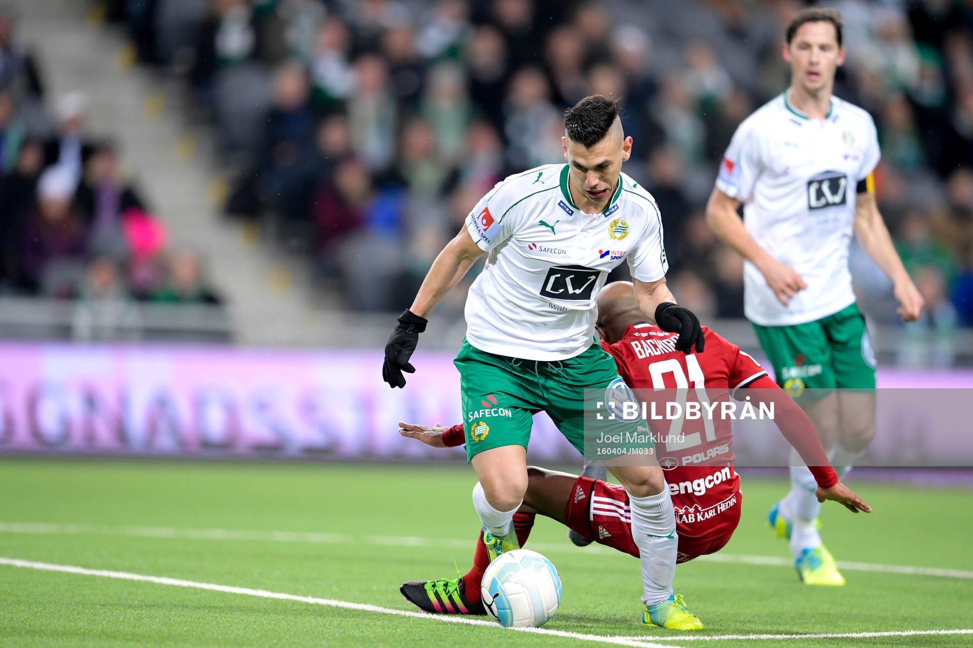 Hammarbys Alexssander Medeiros de Azeredo och Östersunds