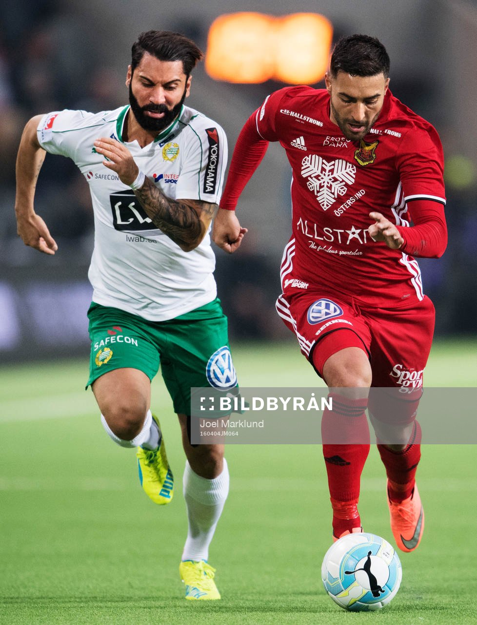 Hammarbys Stefan Batan och Östersunds Saman Ghoddos