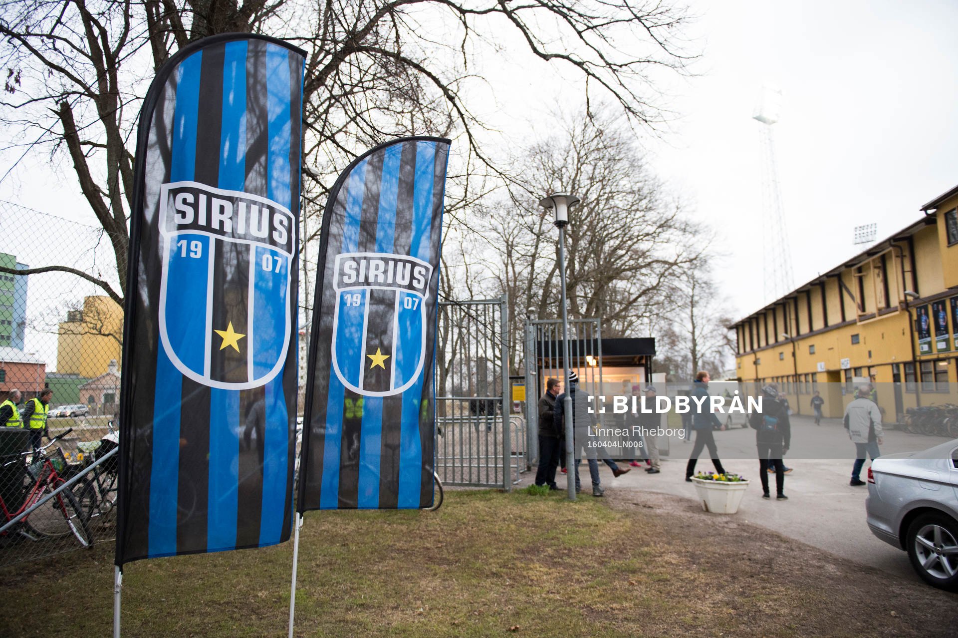 Sirius vepor i entrén till Studenternas IP