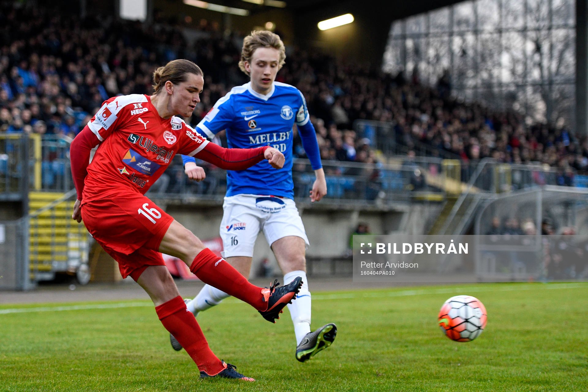 Värnamos Oskar Johansson och Trelleborgs Linus Fridolf