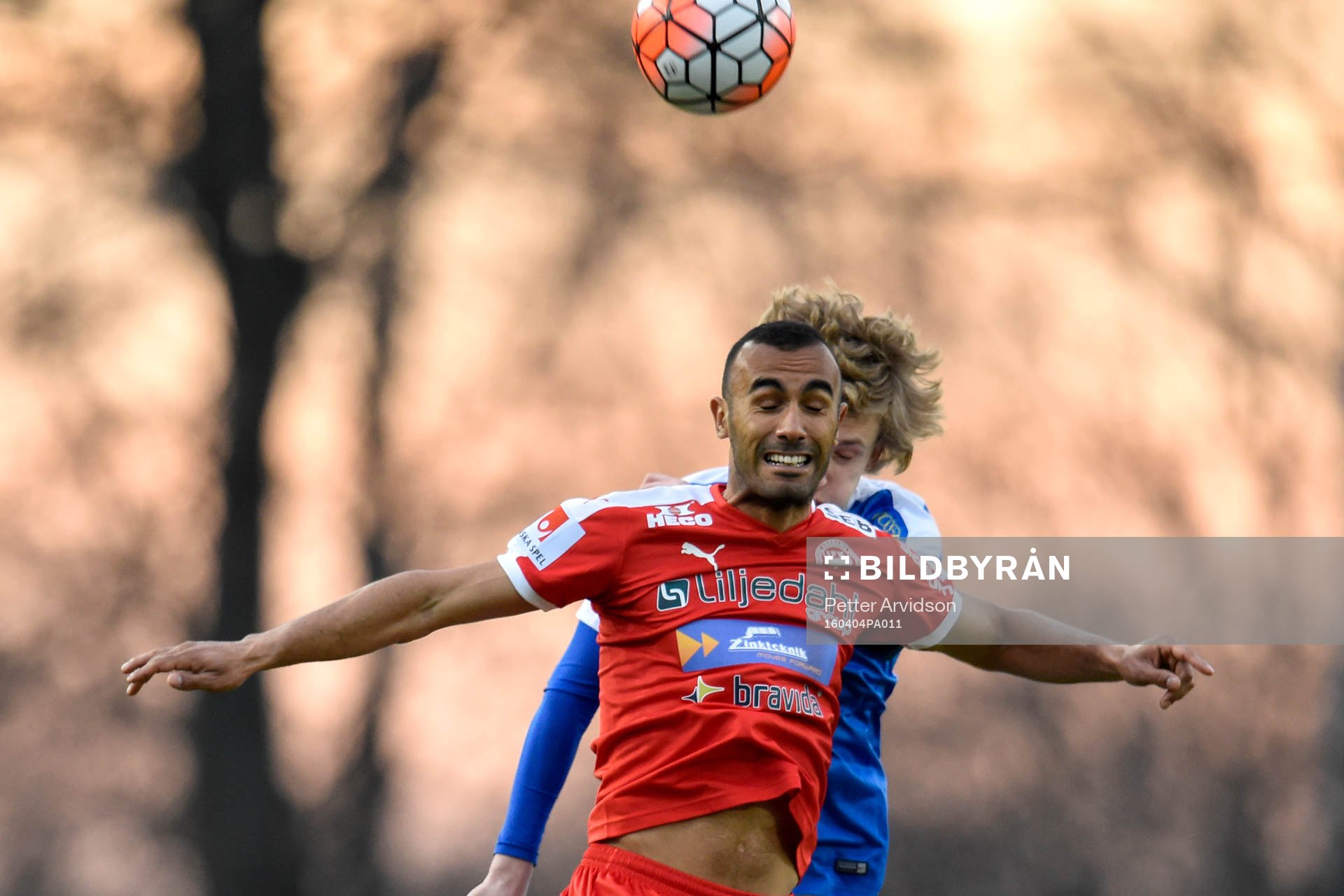 Värnamos Issam Jebali och Trelleborgs Linus Fridolf