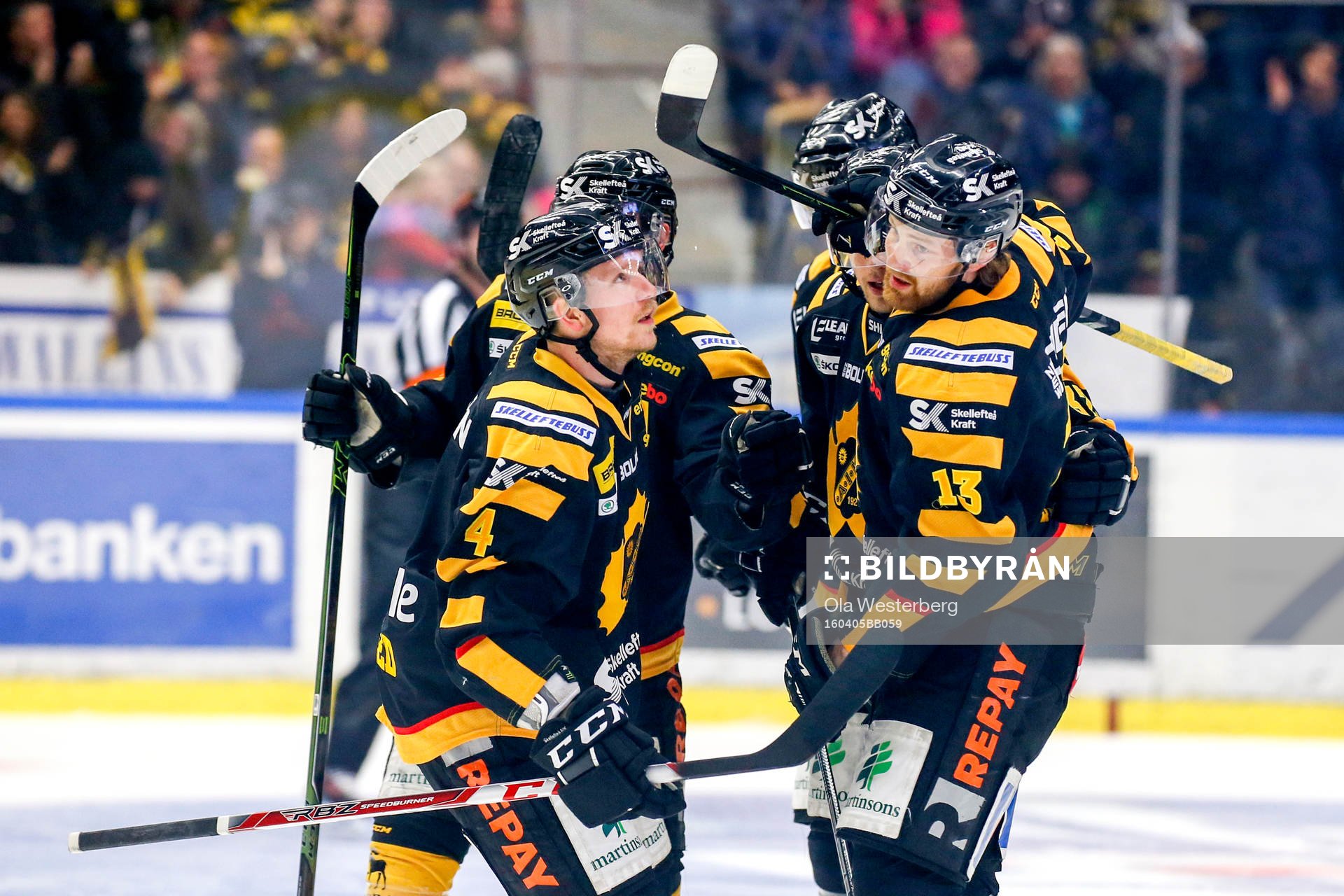 Skellefteås Tim Heed jublar
