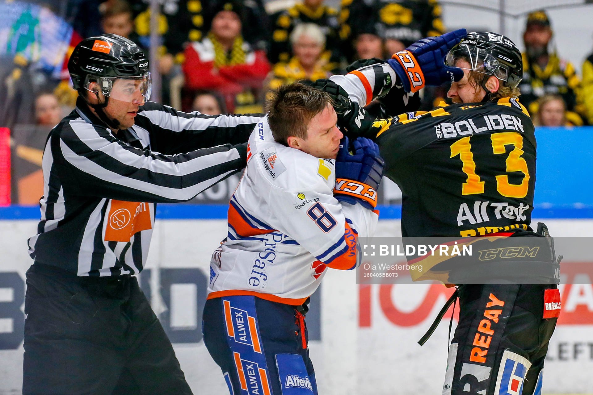 Växjös Ville Varakas och Skellefteås Mattias Ritola i