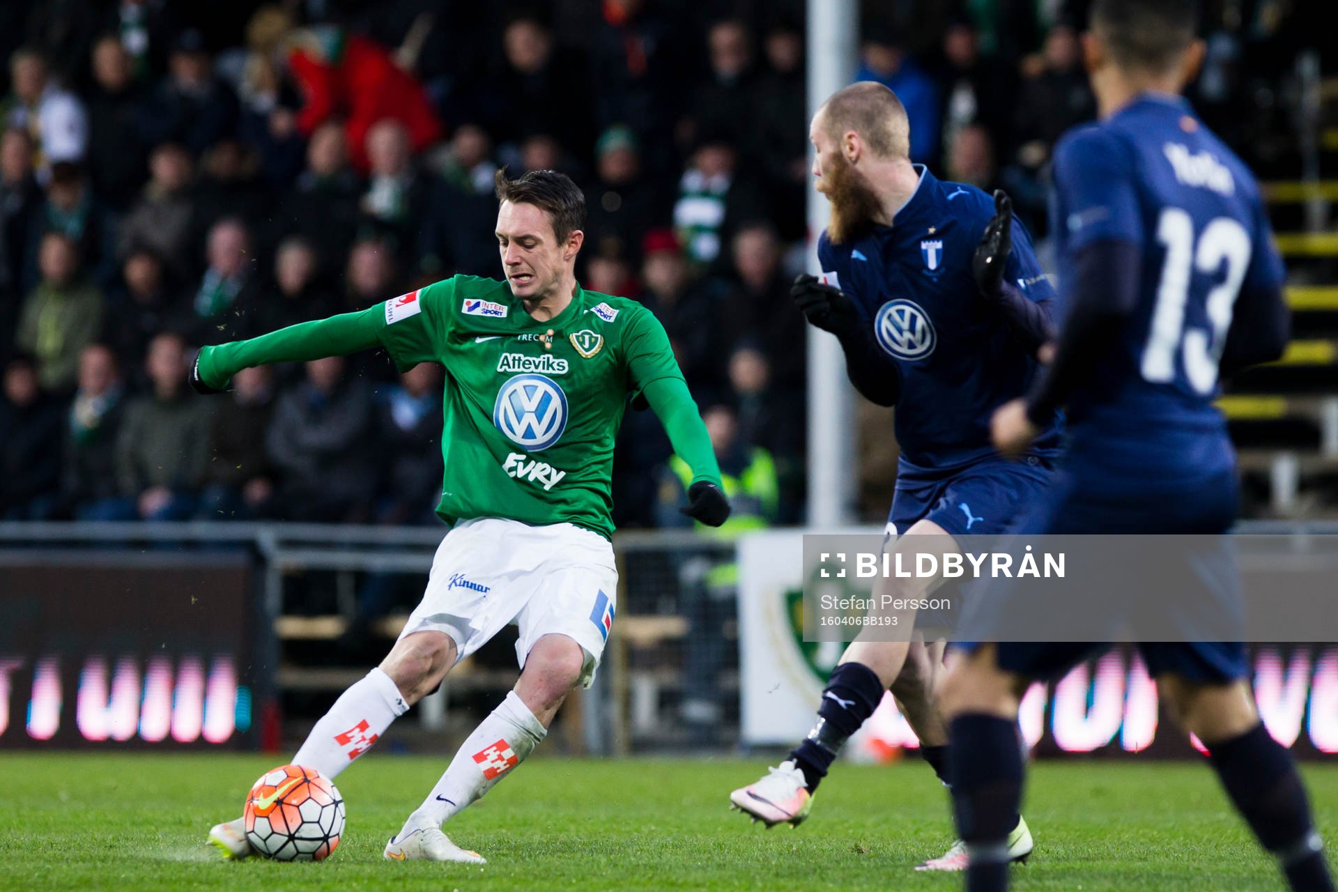 Jönköpings Daryl Smylie gör mål till 2-1