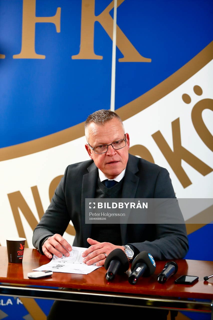 Norrköpings tränare Jan Andersson