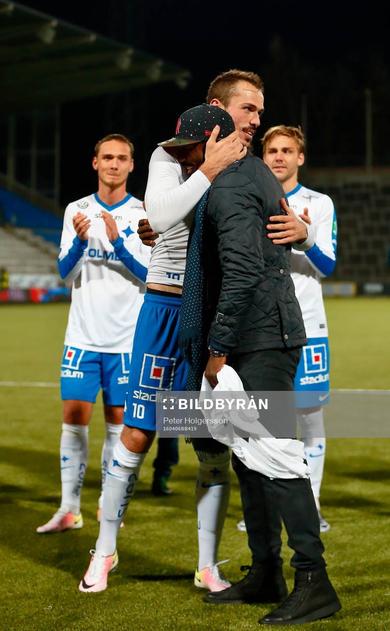 Norrköpings Emir Kujovic och Aljaji Kamara