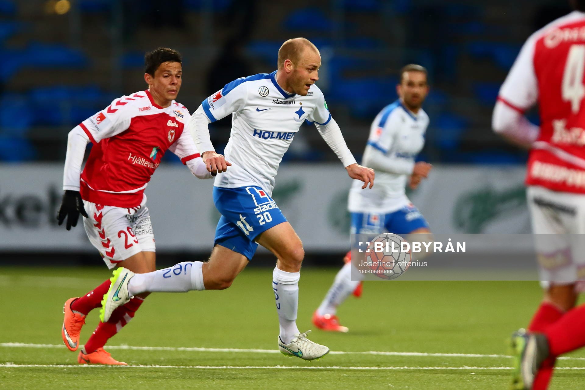 Norrköpings Daniel Sjölund och Kalmars Romário Pereira