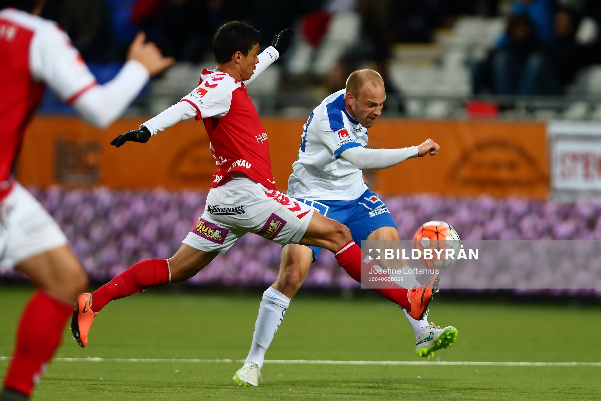 Norrköpings Daniel Sjölund och Kalmars Romário Pereira